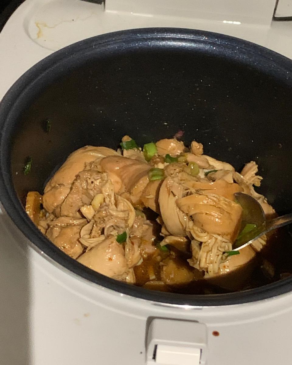 电饭煲煮鸡腿留学料理