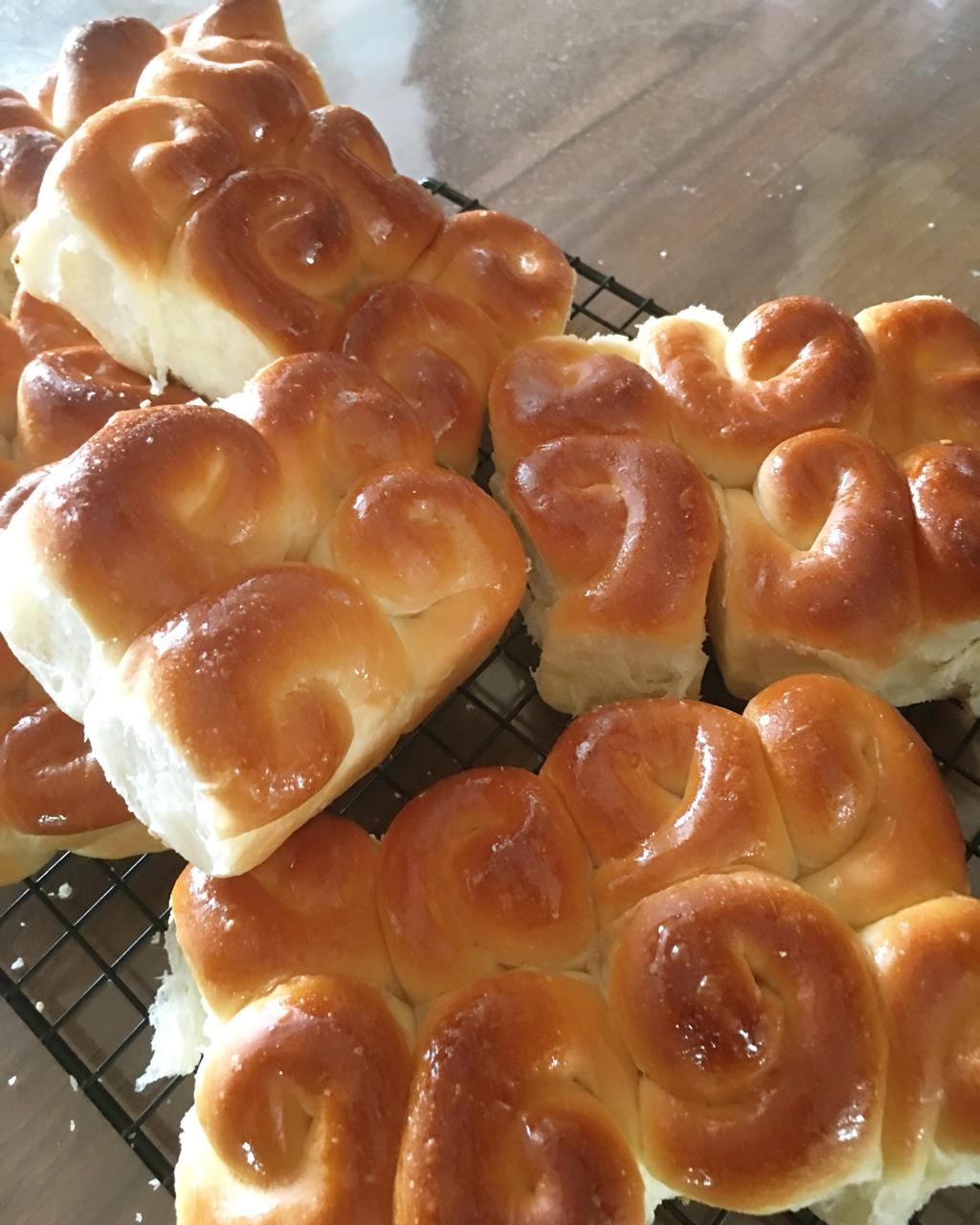 中种法蜂蜜面包---定制烤盘版本