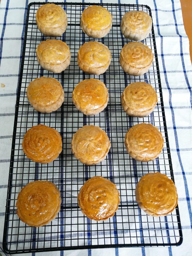 五仁月饼～不用转化糖浆的版本