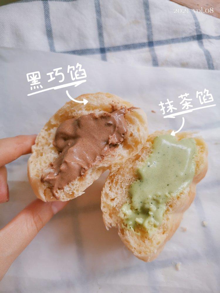 摩卡巧克力冰面包🍞冰冰凉凉的固体咖啡