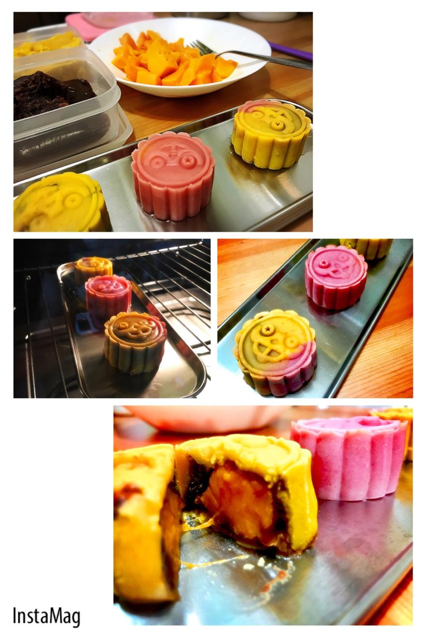 桃山皮—蛋黄莲蓉月饼