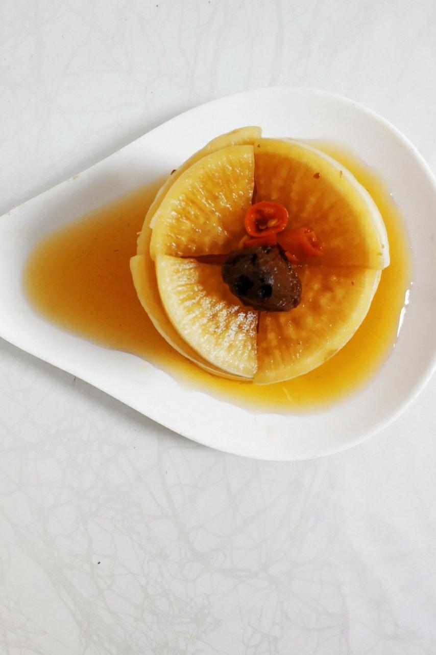 橙                         做过 话梅腌萝卜 有话梅才做了话梅萝卜