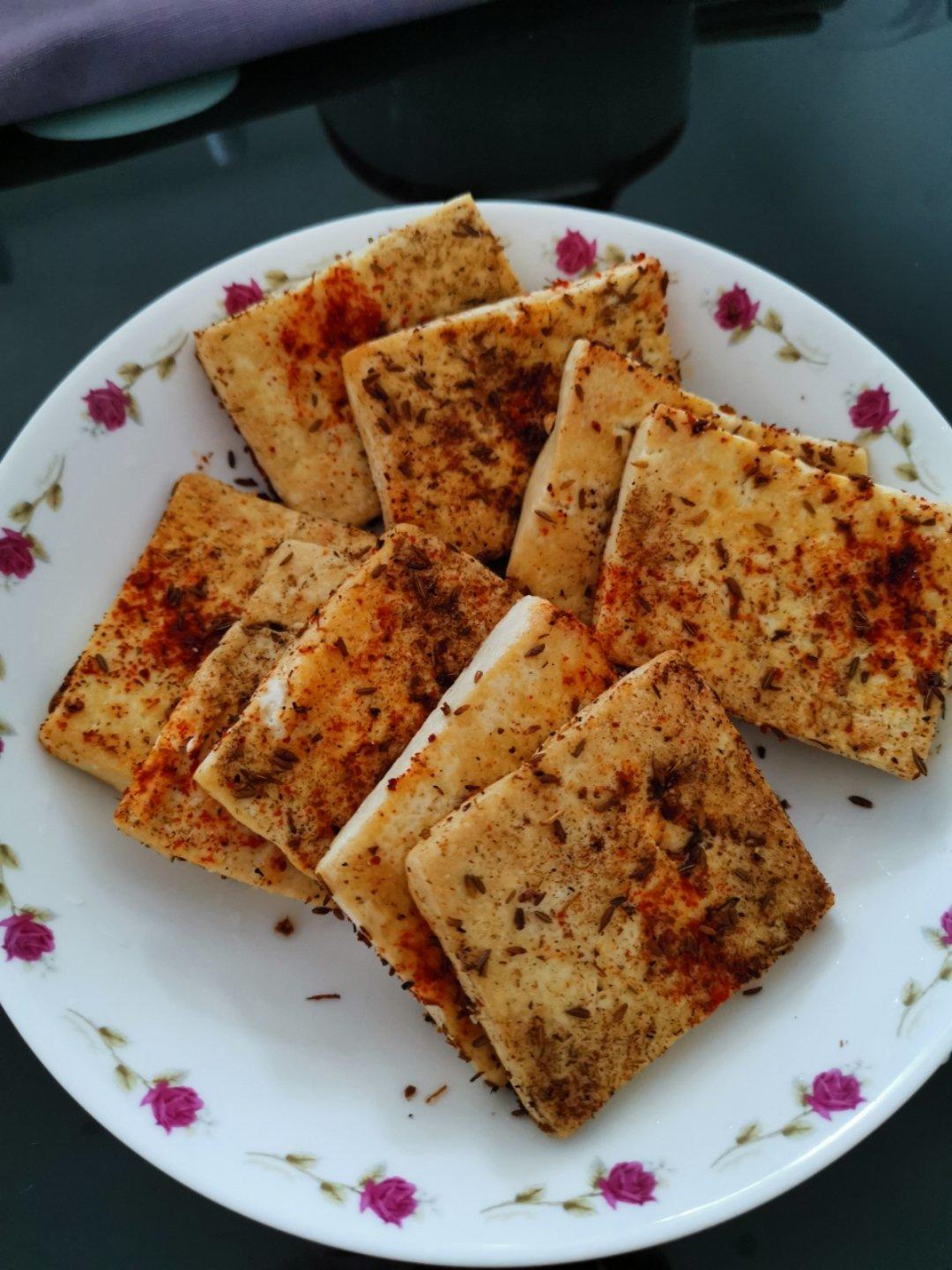 香煎豆腐(烧烤铁板味)