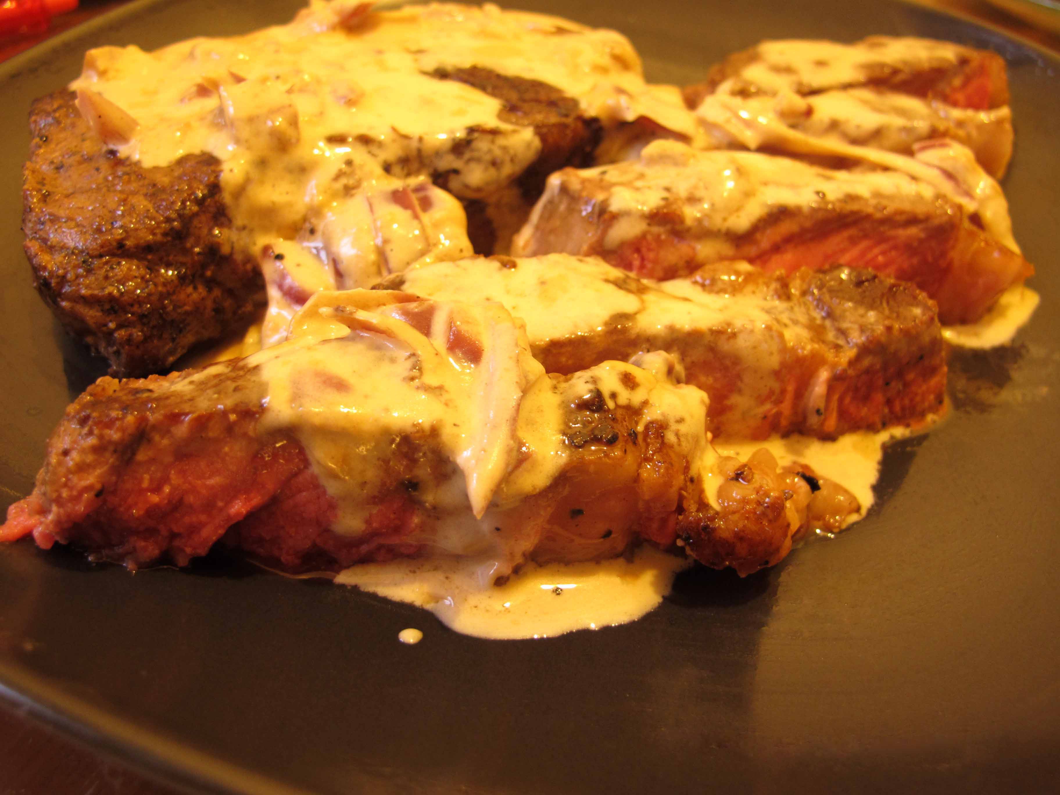 法式黑椒牛排 (Steak au Poivre/Peppercorn Steak)