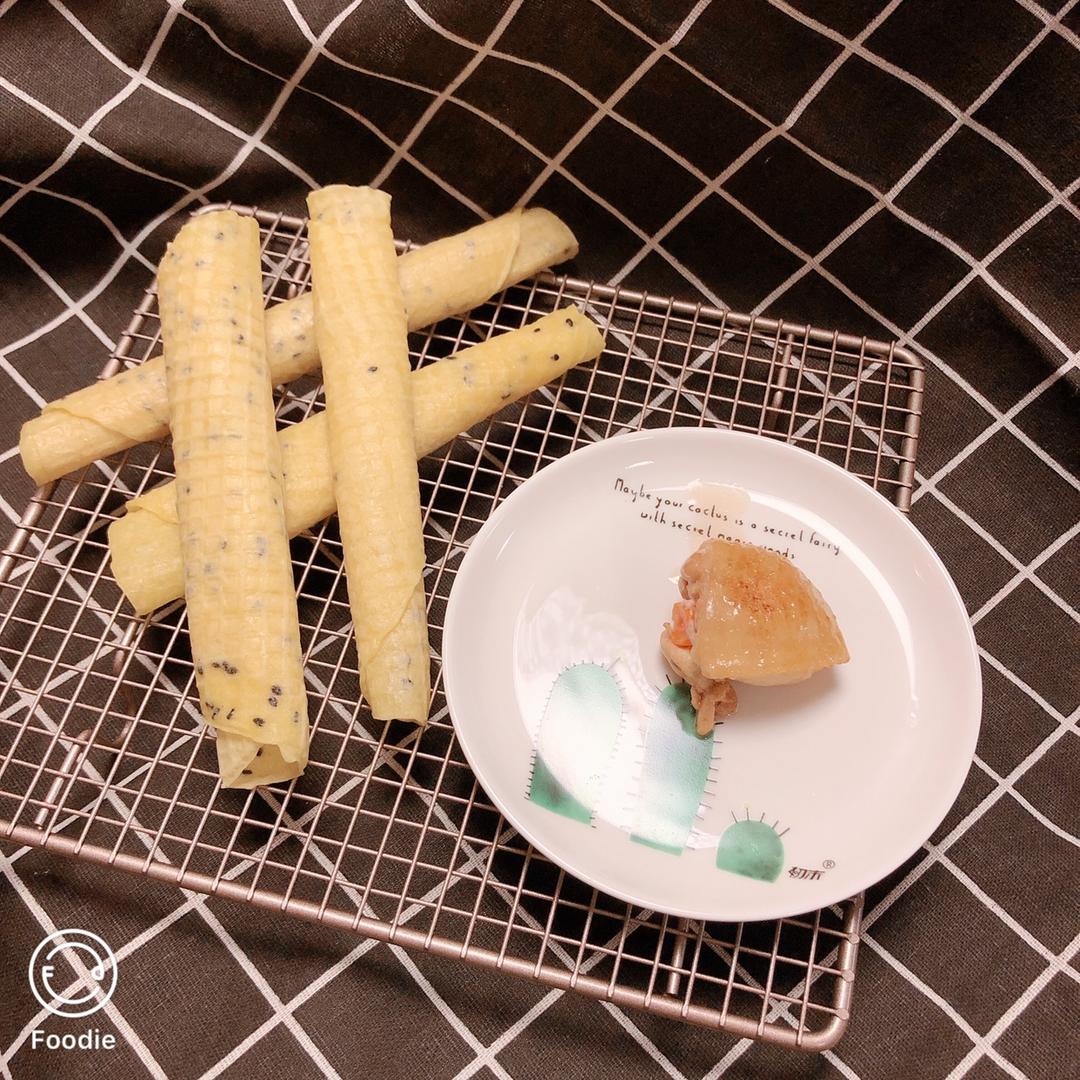 超快手小红锅奶香芝麻蛋卷