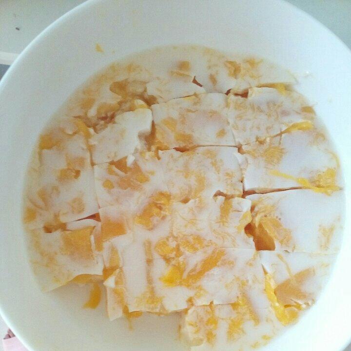 粒粒芒果椰汁冻糕