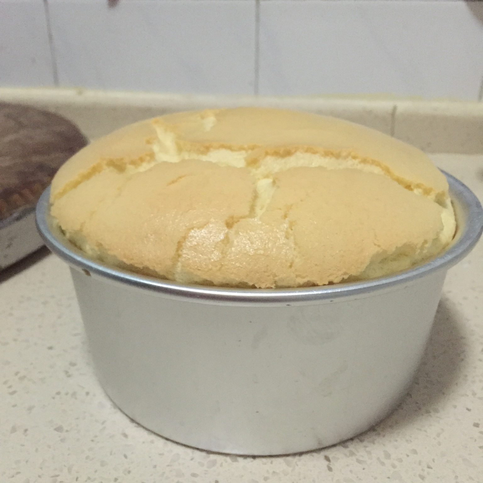 6寸原味戚风蛋糕