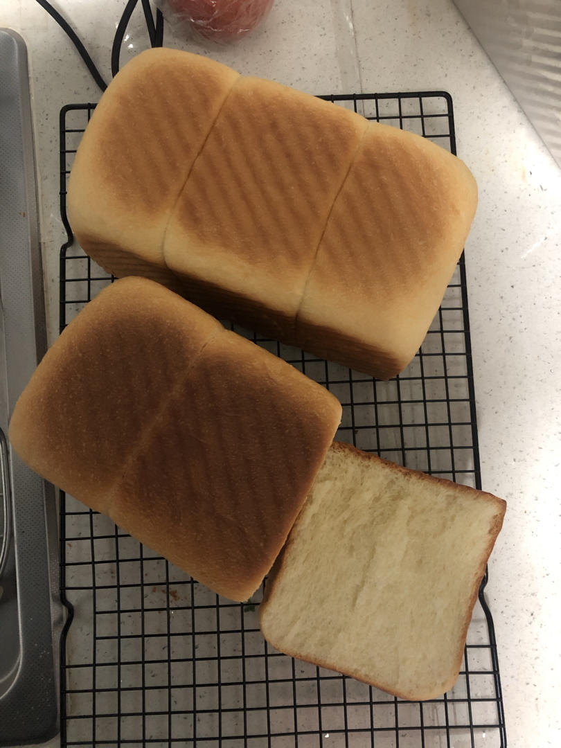 🔥只需一发的手撕吐司面包    (附手套膜厨师机版)