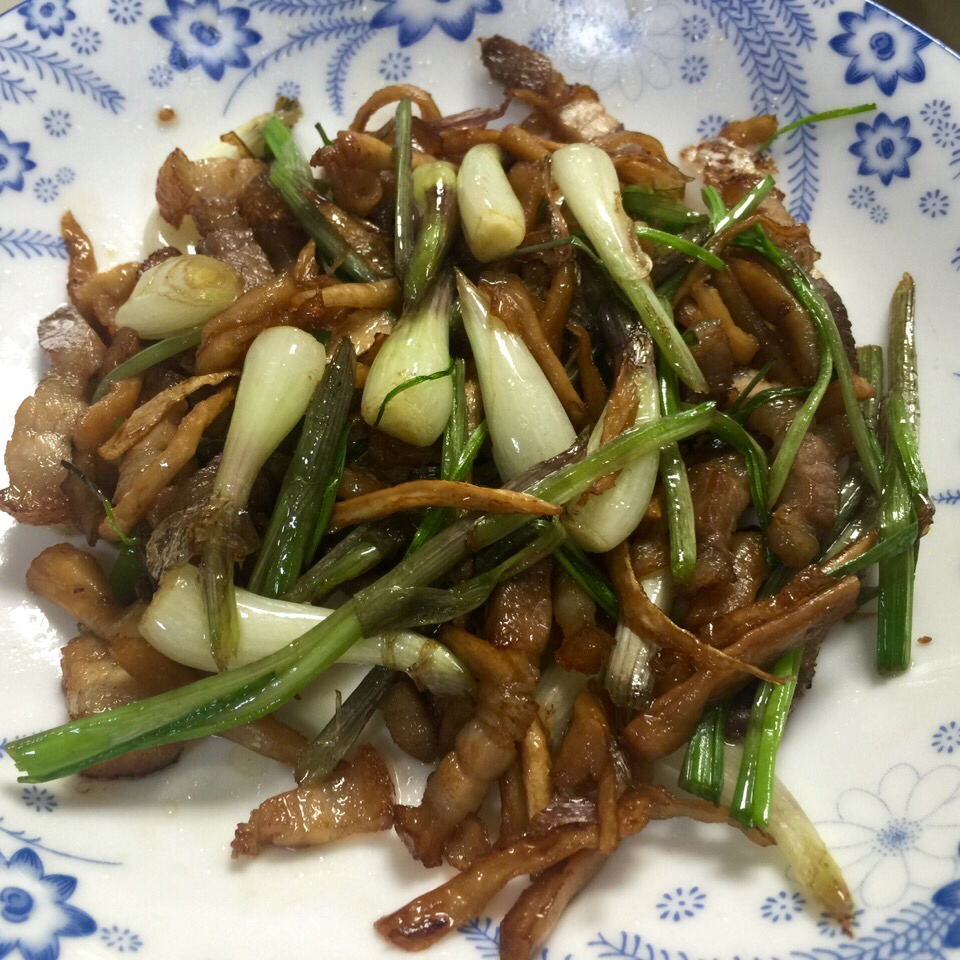 烧腩炒荞菜
