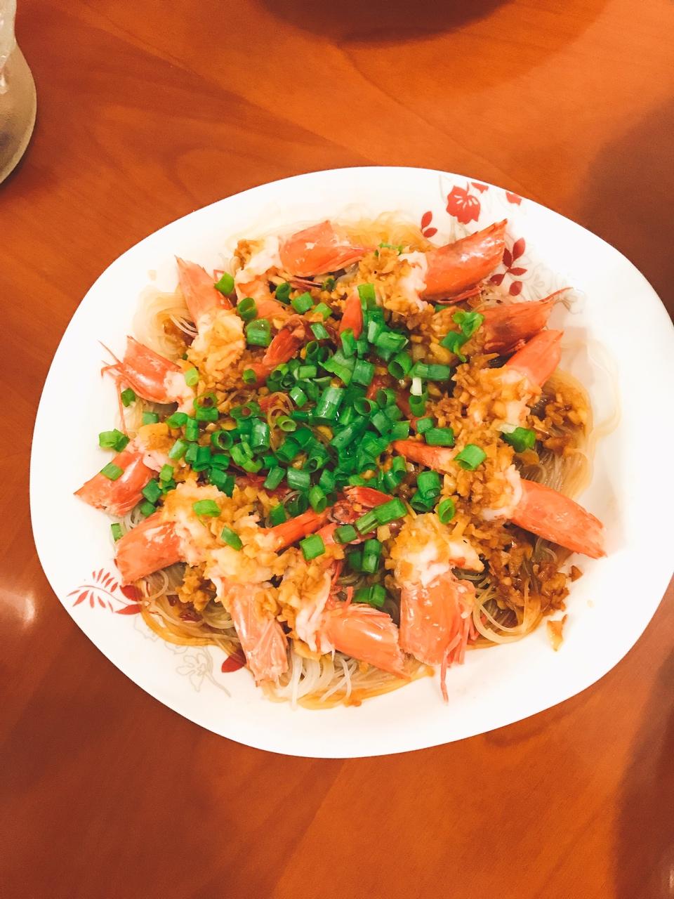 蒜蓉粉丝蒸虾
