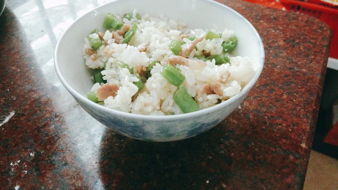 菜豆炒饭