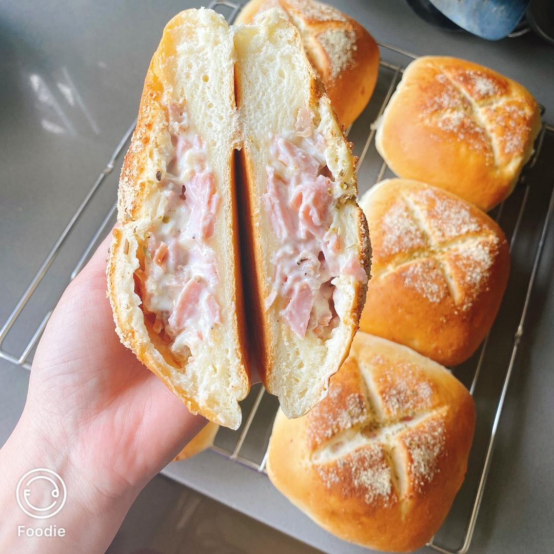 芝士熏鸡面包（万用方子）