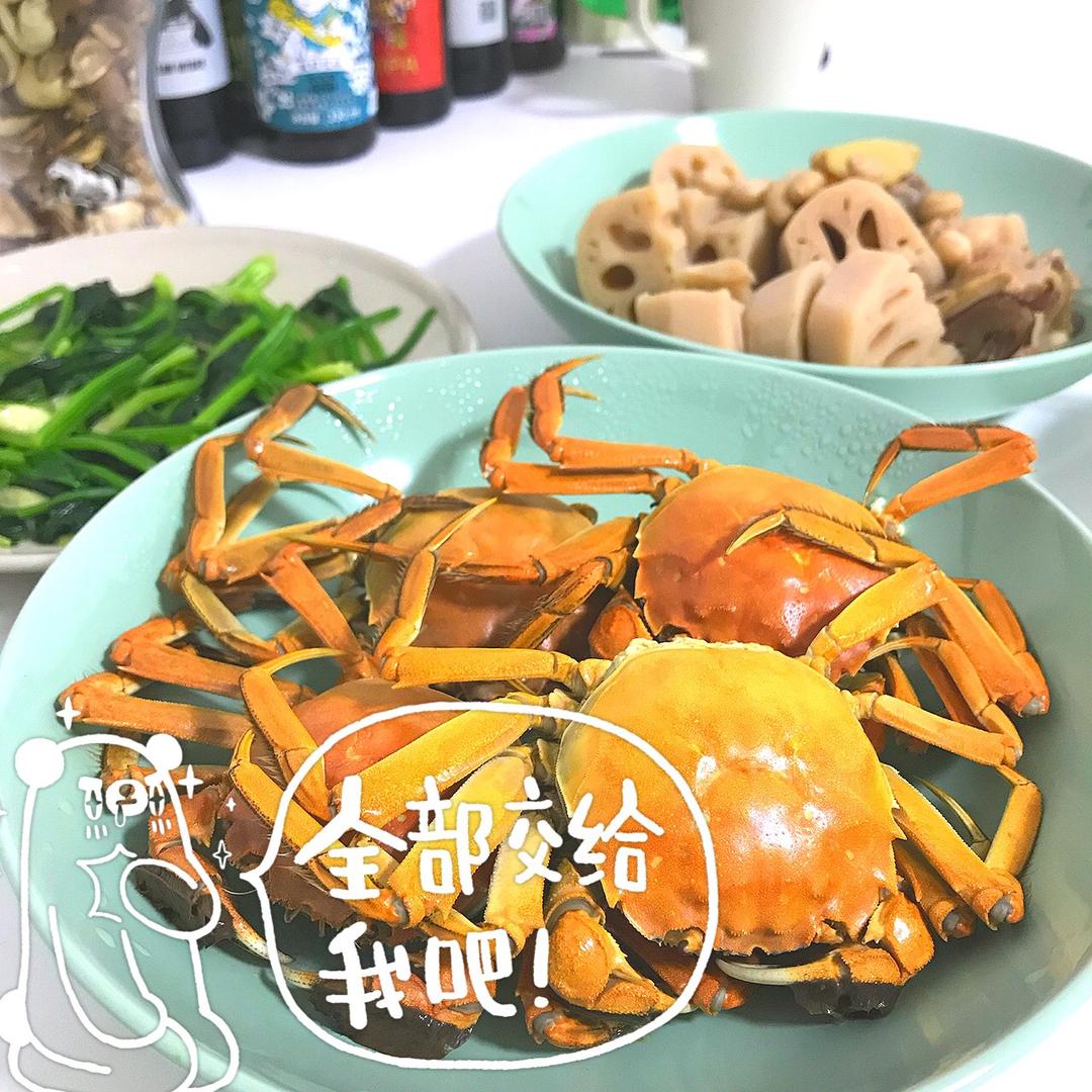 清蒸大闸蟹