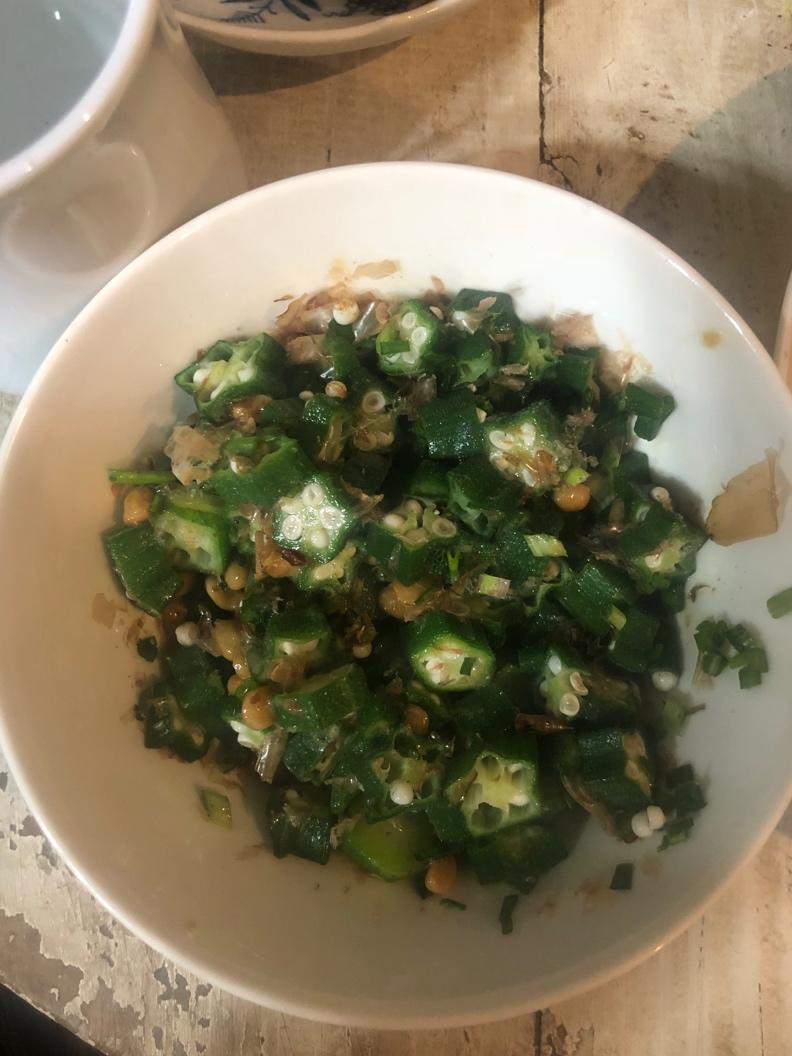 《昨日的美食》之秋葵纳豆