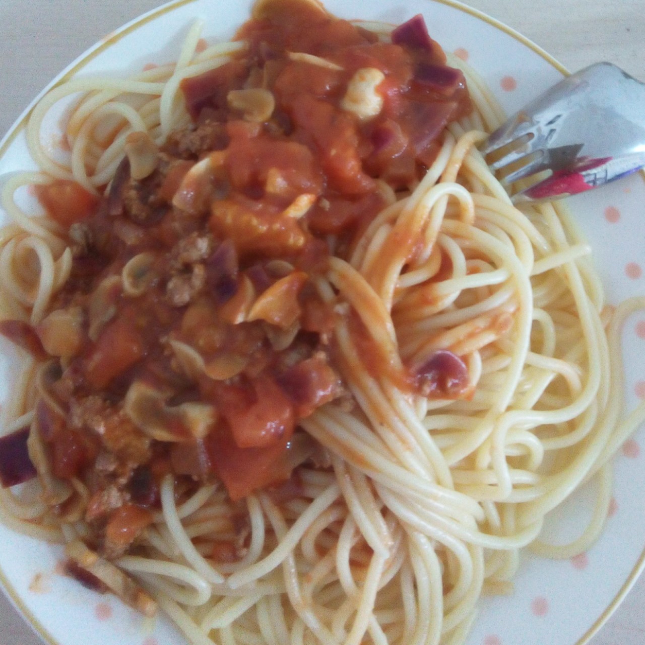 番茄肉酱意大利面