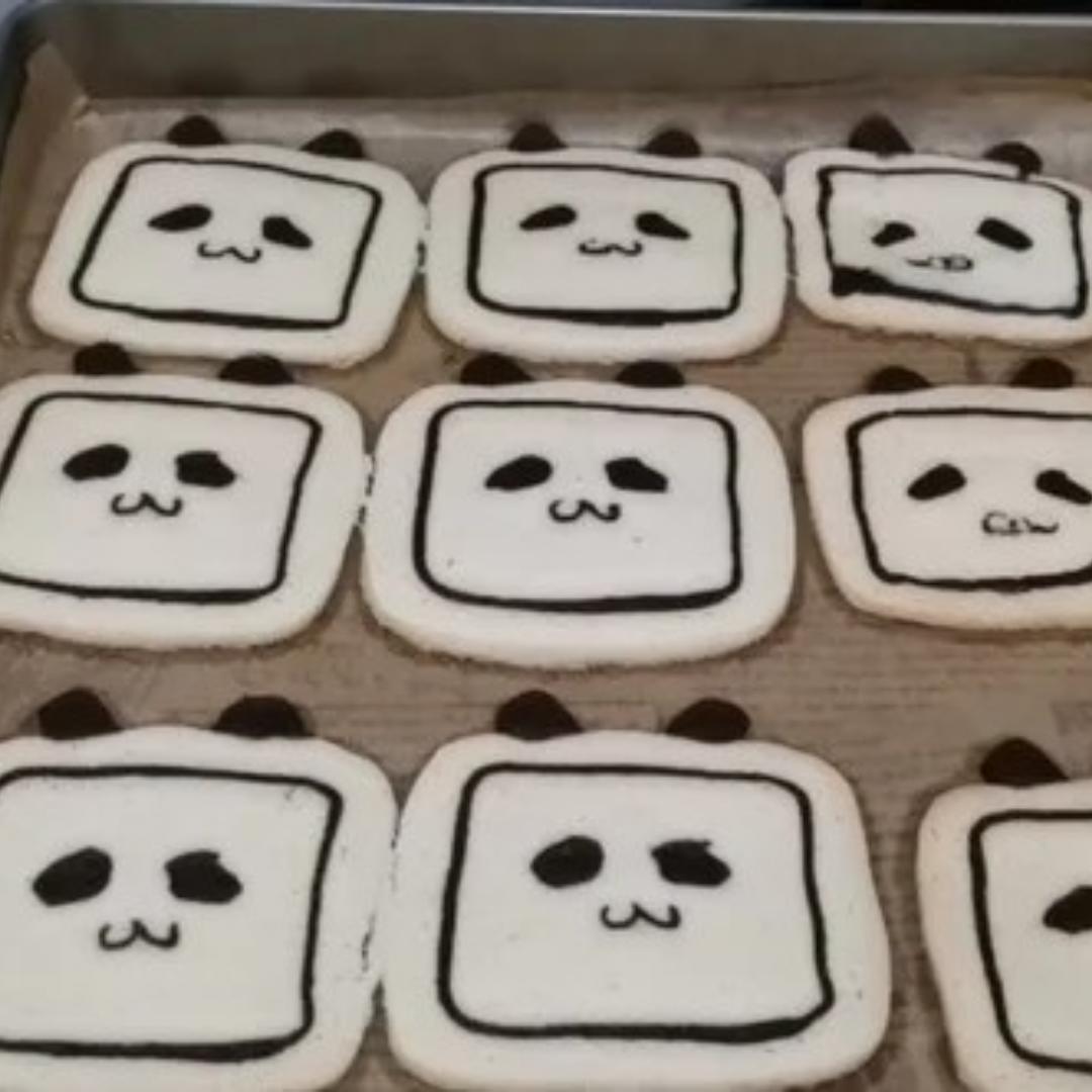 切片小电视饼干
