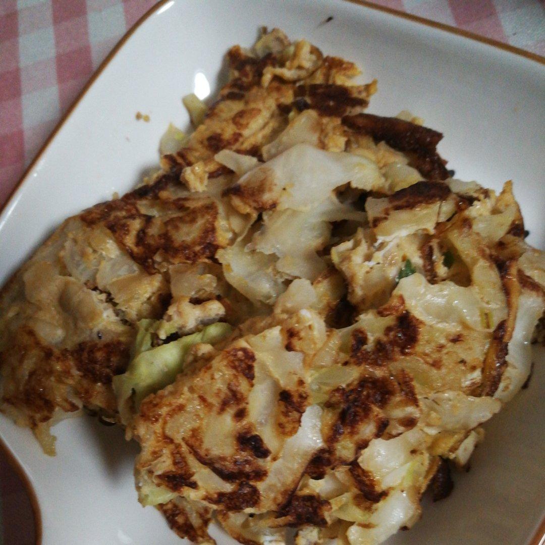 包菜鸡蛋饼