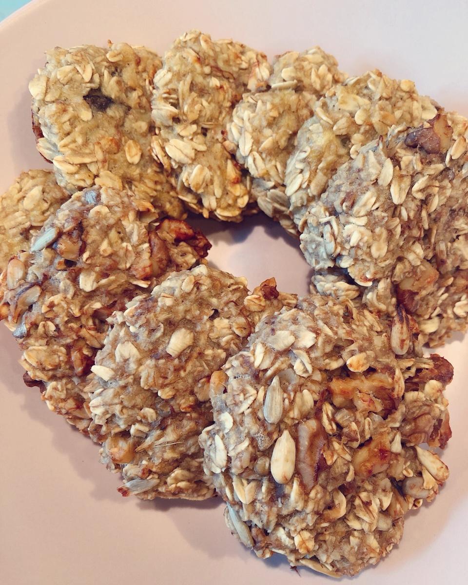 超简单香蕉燕麦饼