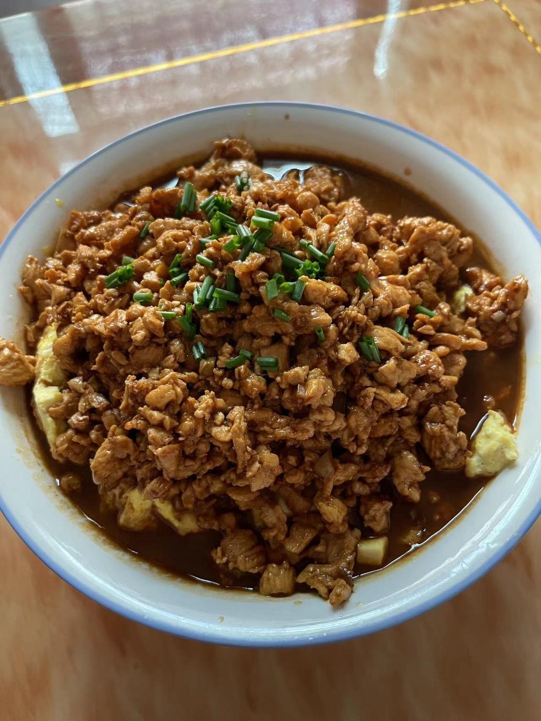肉末豆腐蒸蛋