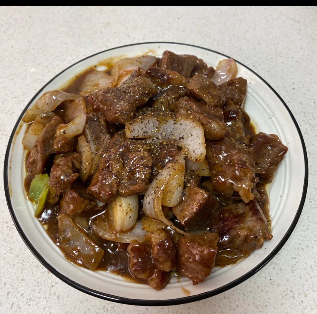 超简单✅黑胡椒🐂牛肉粒