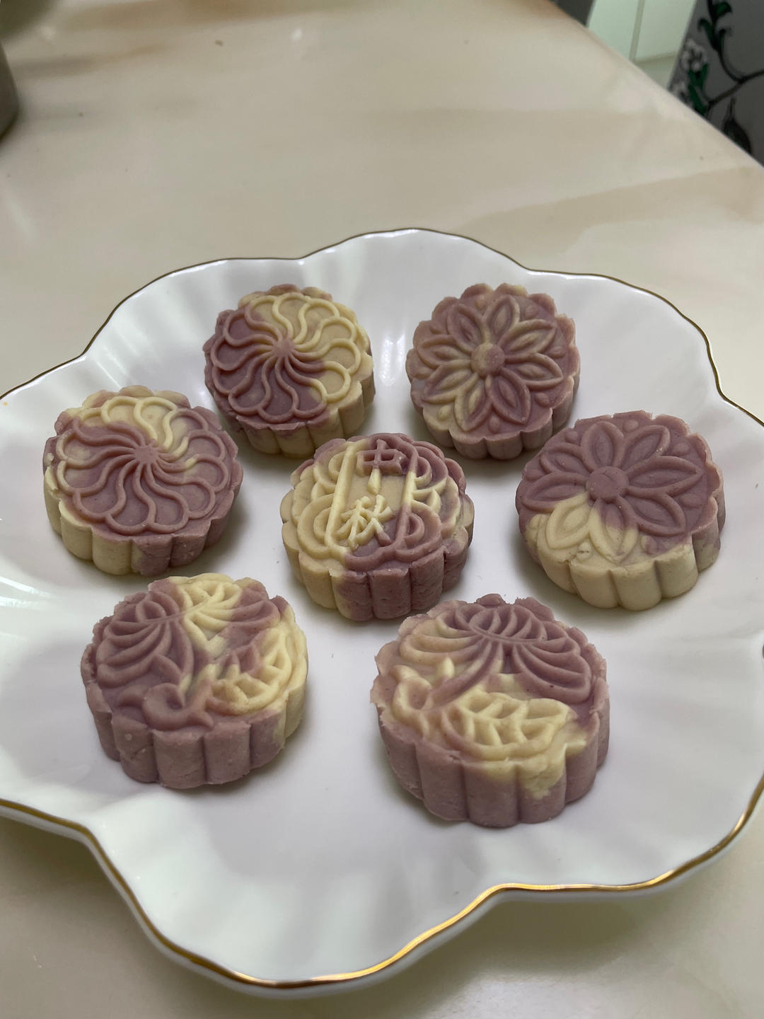 梦华录同款糕点 ｜ 紫薯山药豆沙糕