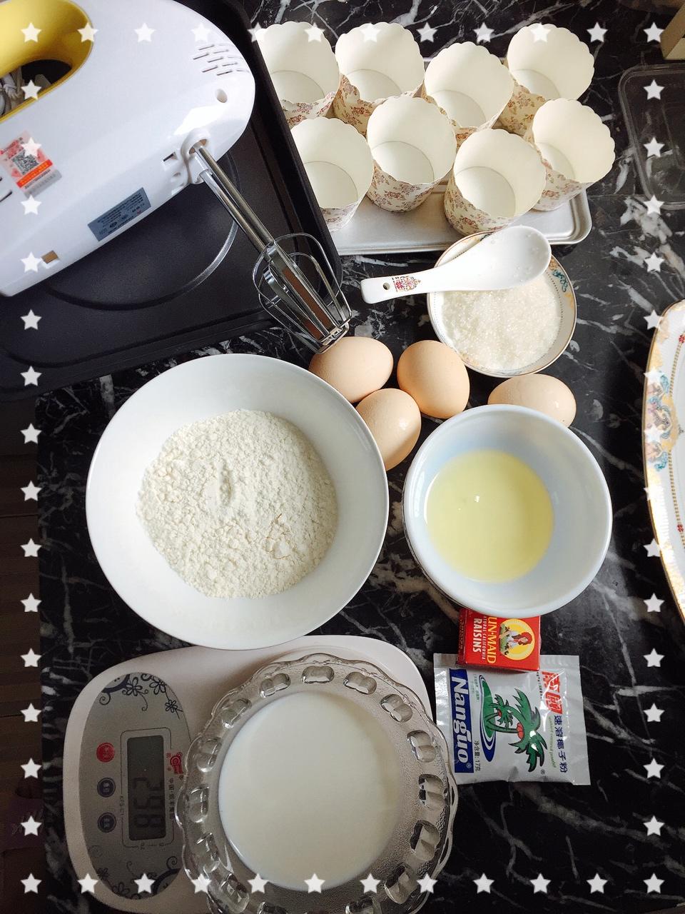 椰子粉戚风蛋糕