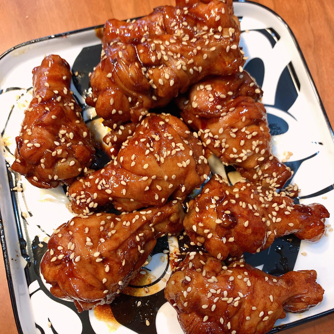 日式蜜汁照烧鸡翅根（好吃到吮指～）