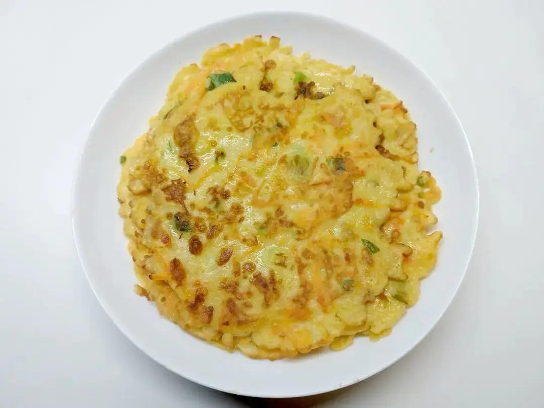 简单快手蔬菜鸡蛋煎饼