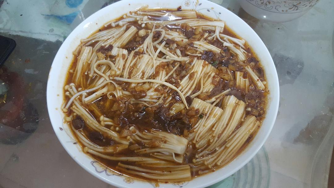 蒜蓉蒸金针菇