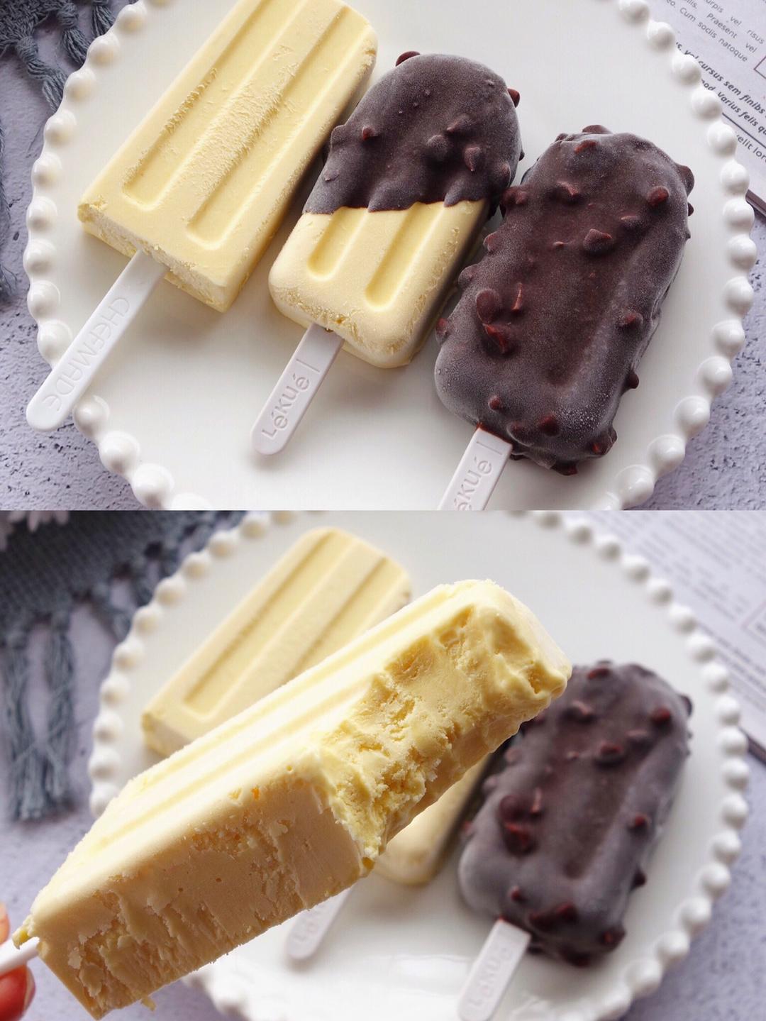 无冰渣❗️好吃到哭的芒果奶油冰淇淋🍦巨简单的做法