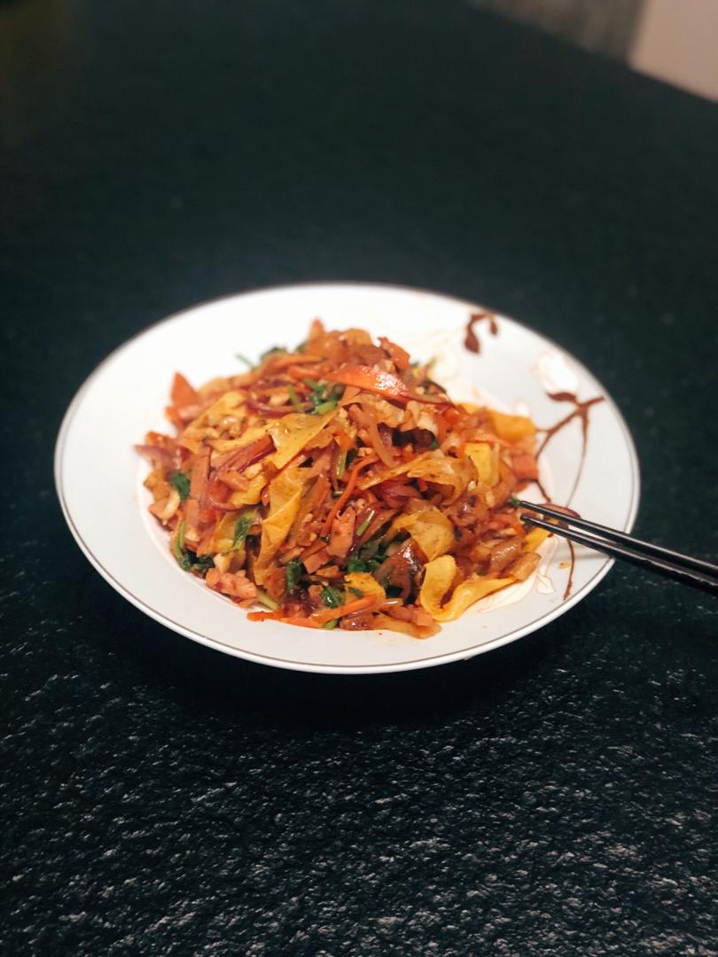 陕西私房炒饼[内附饼丝做法]