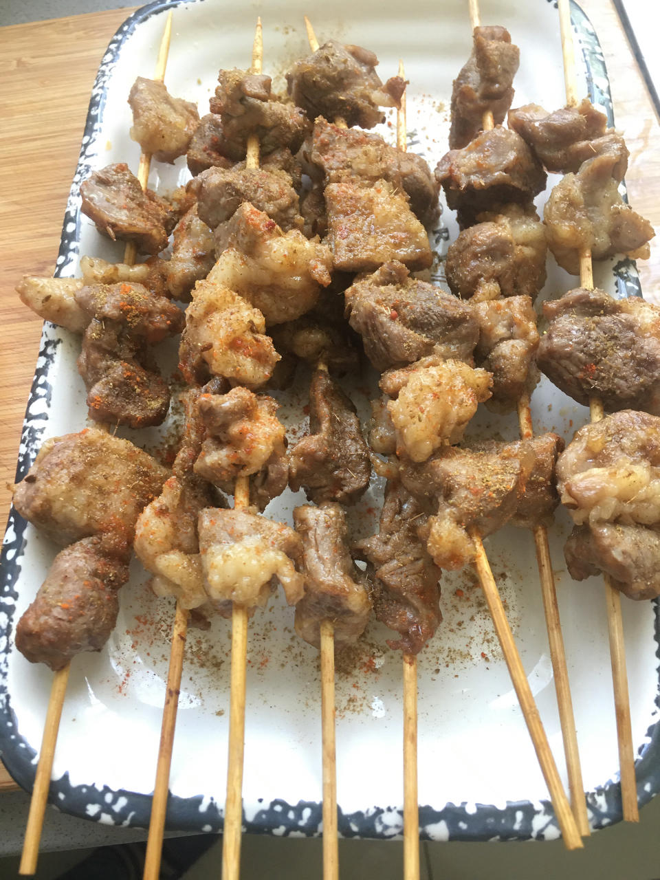 烤羊肉串
（烤箱版）