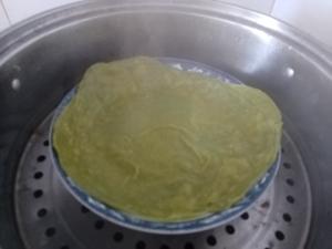 薄薄绿色菠菜春饼（蒸 简单易学无色素）的做法 步骤10