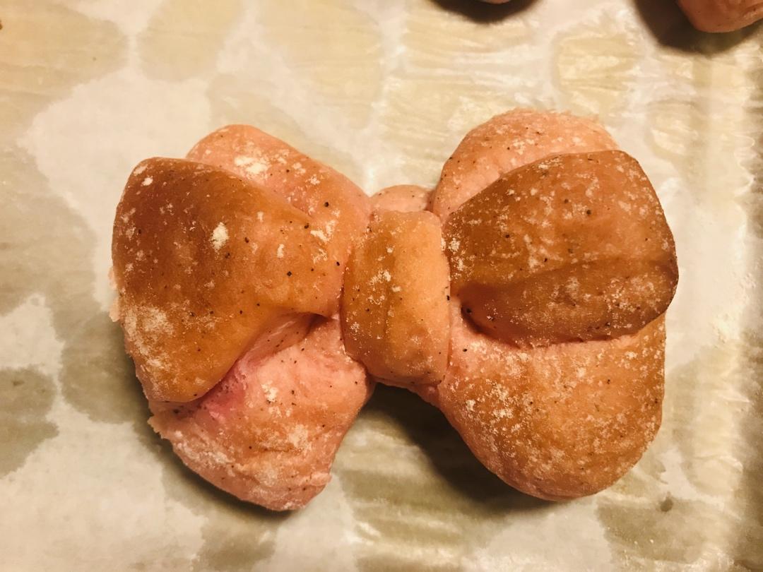 🎀新手友好—老阿姨的少女心蝴蝶结面包（多图详细）