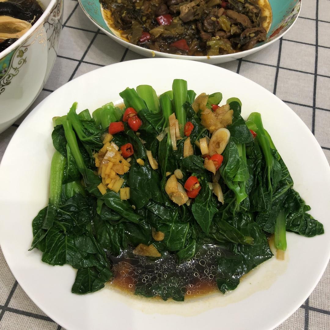 蒜香耗油甜菜心（简易）