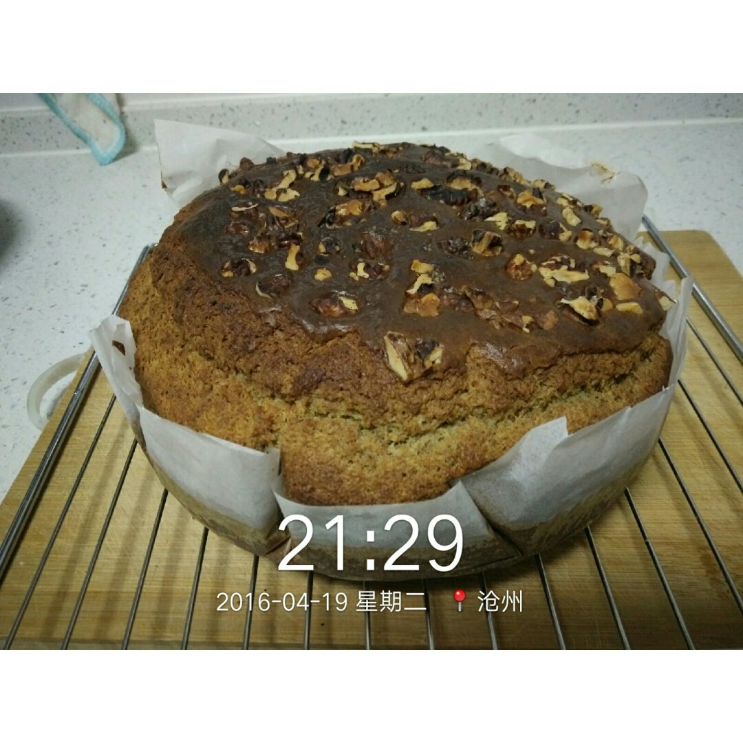 星巴克香蕉核桃蛋糕（Banana loaf）