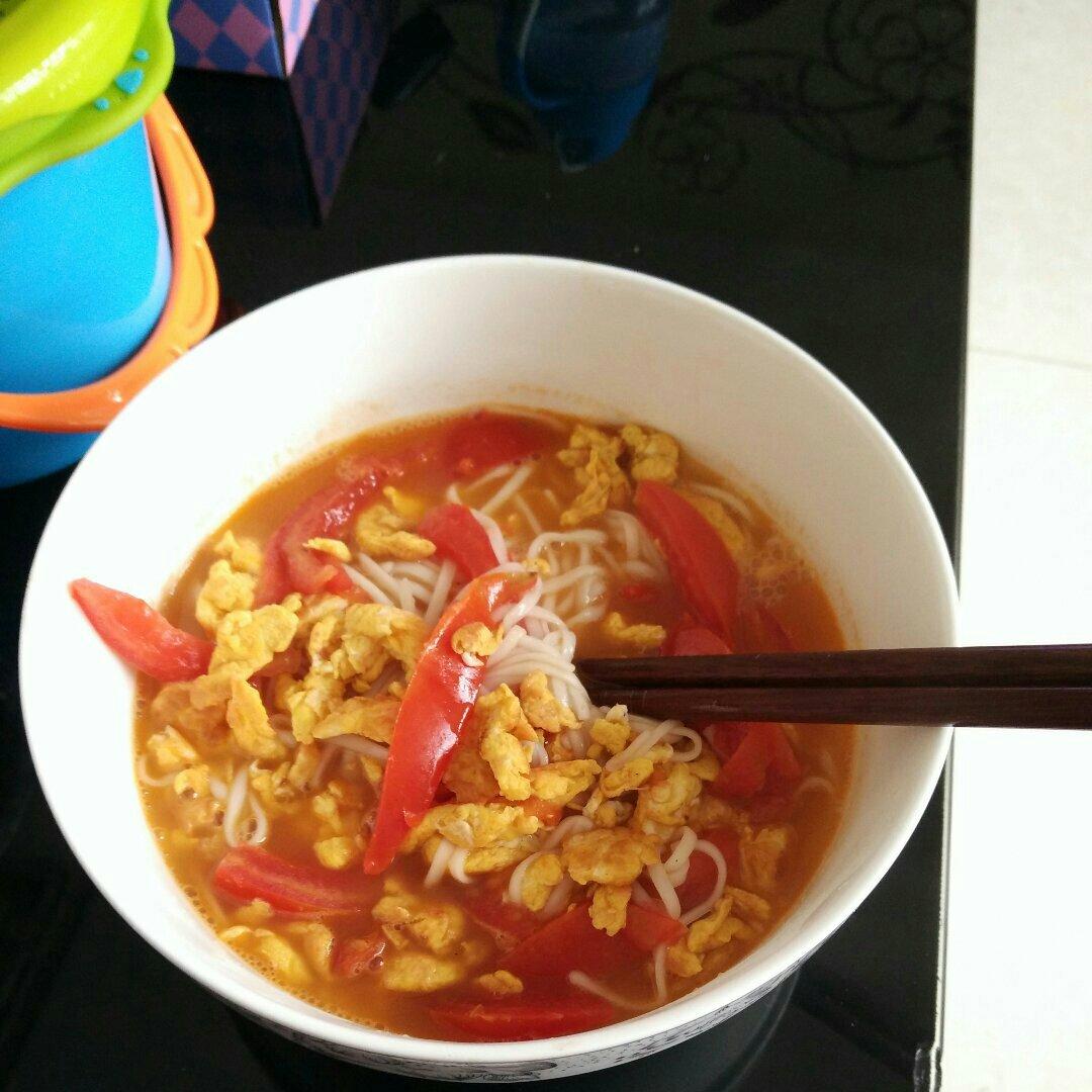超级入味好吃的番茄鸡蛋面