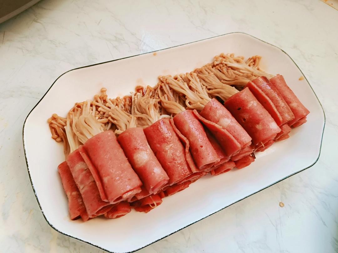 金针菇培根卷