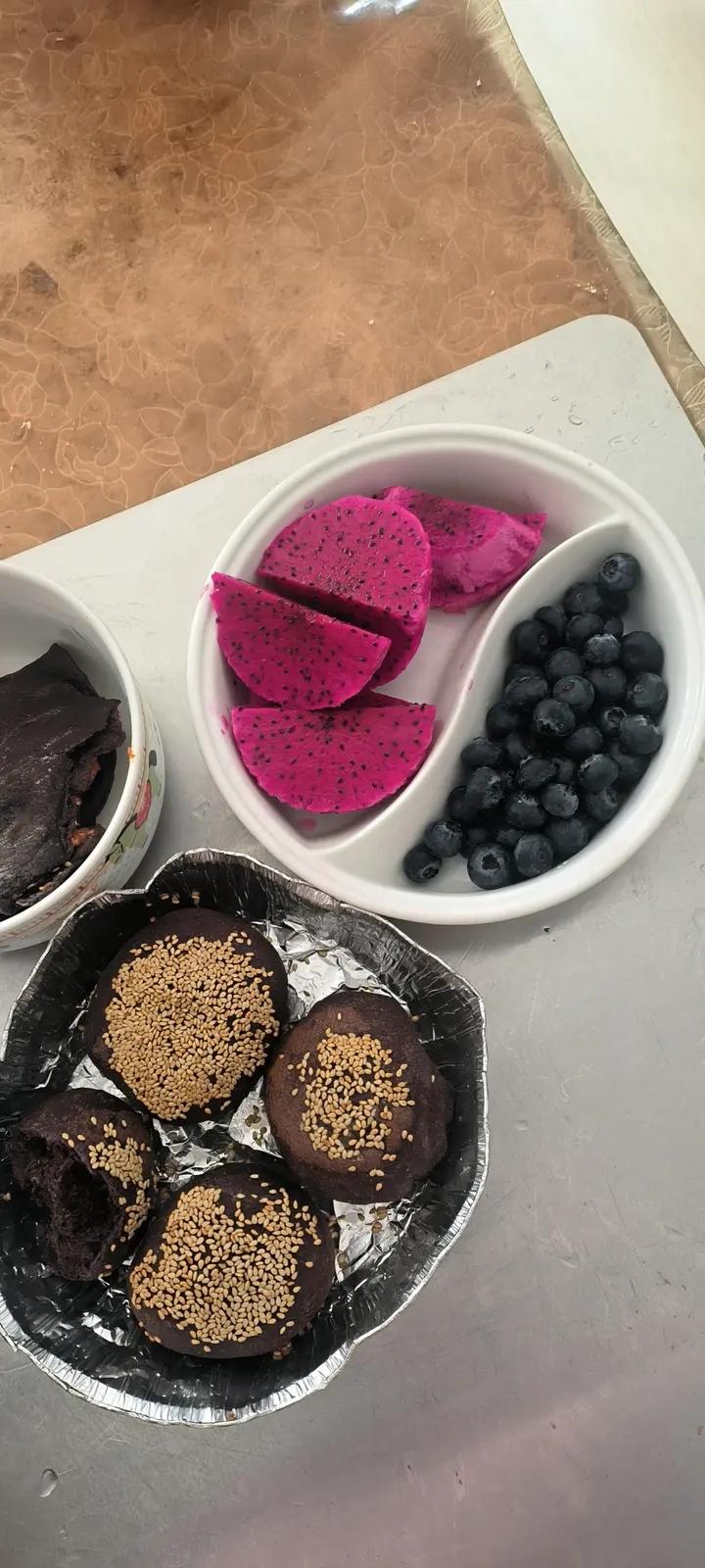 全麦芝麻发面大饼