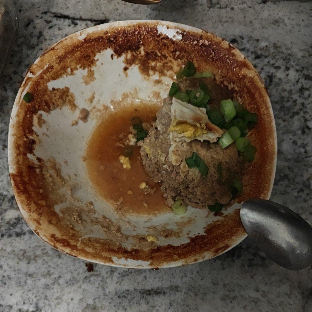 简单又好吃的肉饼蒸蛋