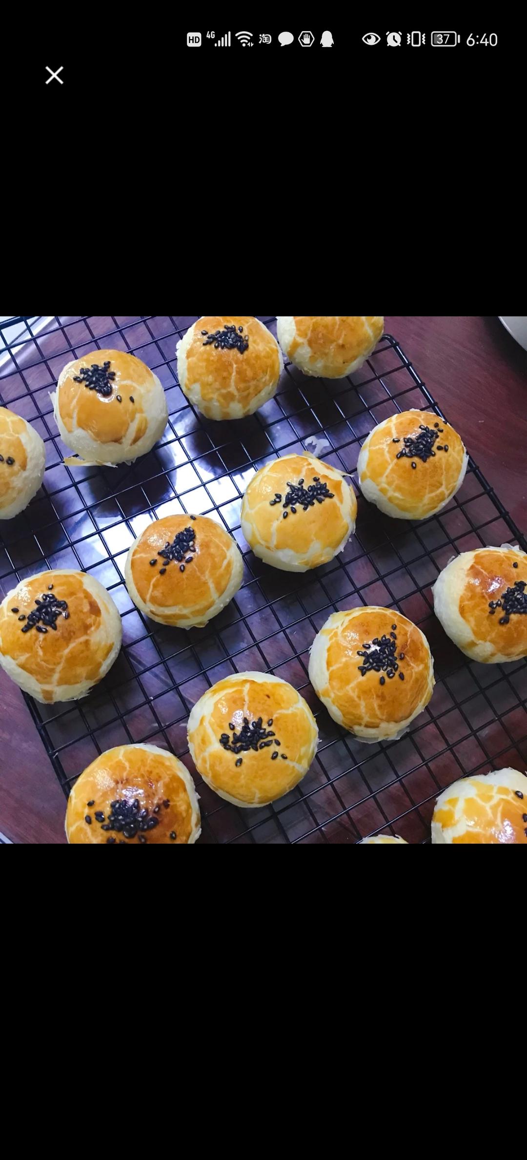 肉松豆沙蛋黄酥（适合新手）