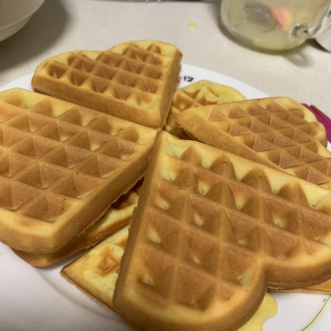 儿童早餐—蓝莓华夫饼