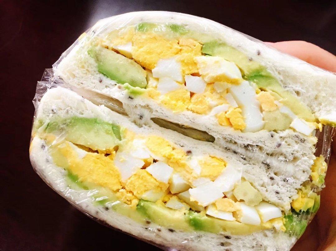 快手早餐 | 牛油果鸡蛋三明治