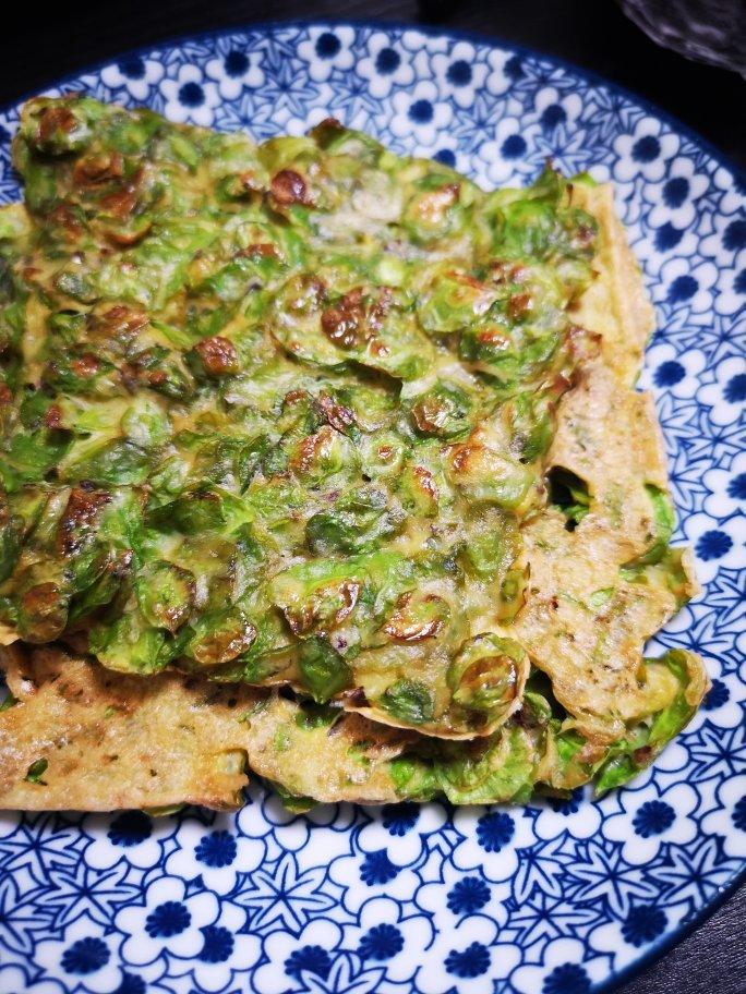 春季尝鲜不可错过的美味—榆钱蛋饼