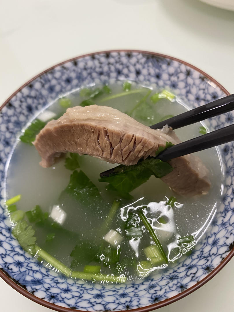 鲜掉眉毛的清炖牛肉汤（面）