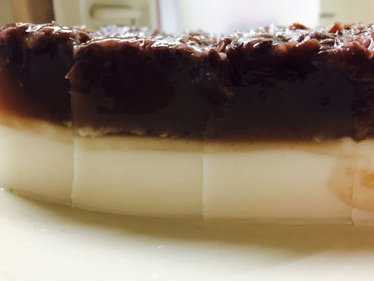 牛奶椰汁红豆糕