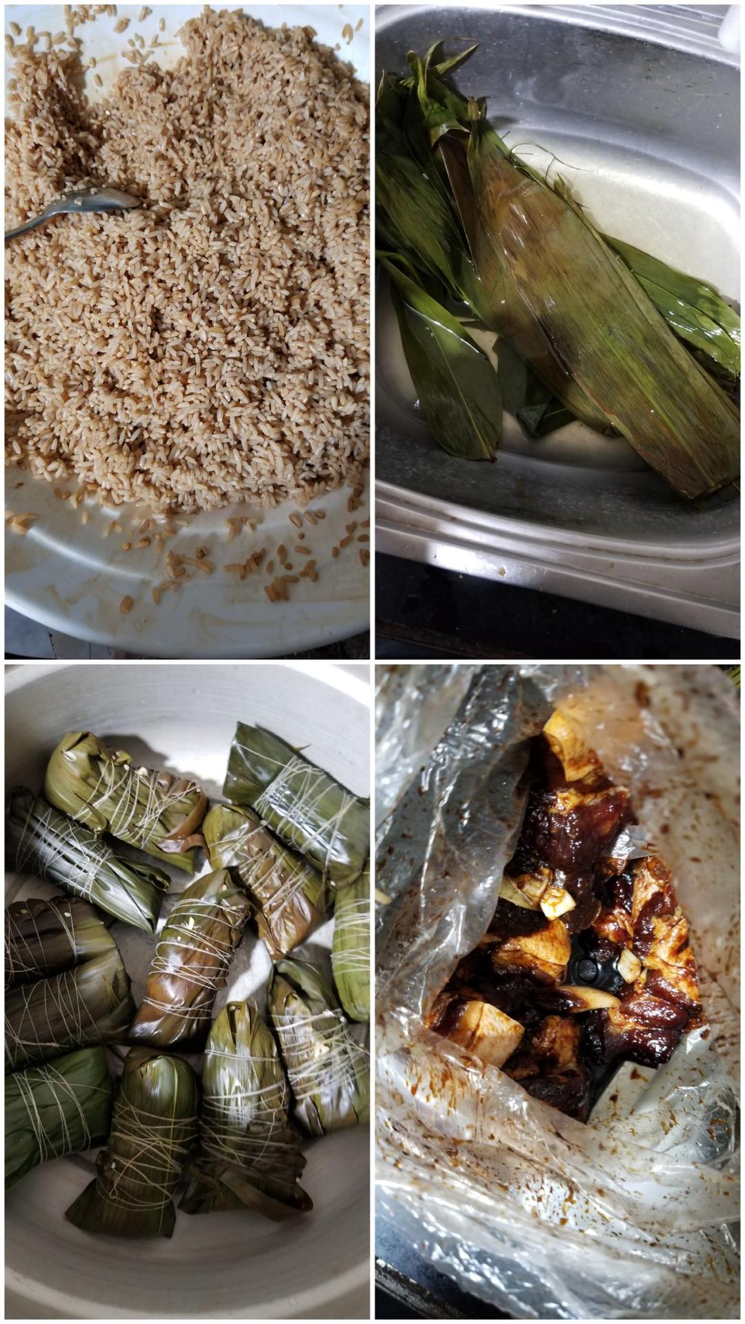 没有咸蛋黄的鲜肉粽子也可以很香好吗                                   （所有材料都写了详细用量，新手也可以一次成功）