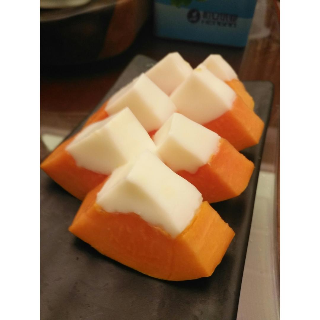 木瓜椰奶冻