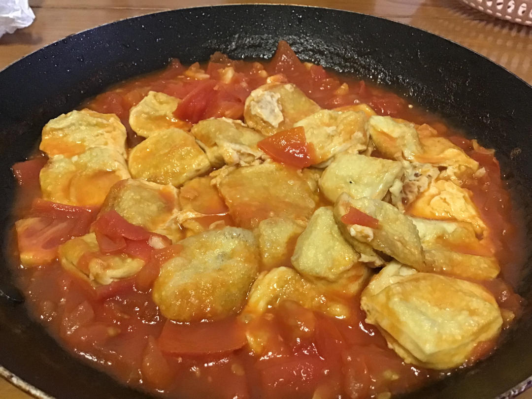 包浆豆腐还在炸着吃煎着吃吗？快来试试我这种家常版本！