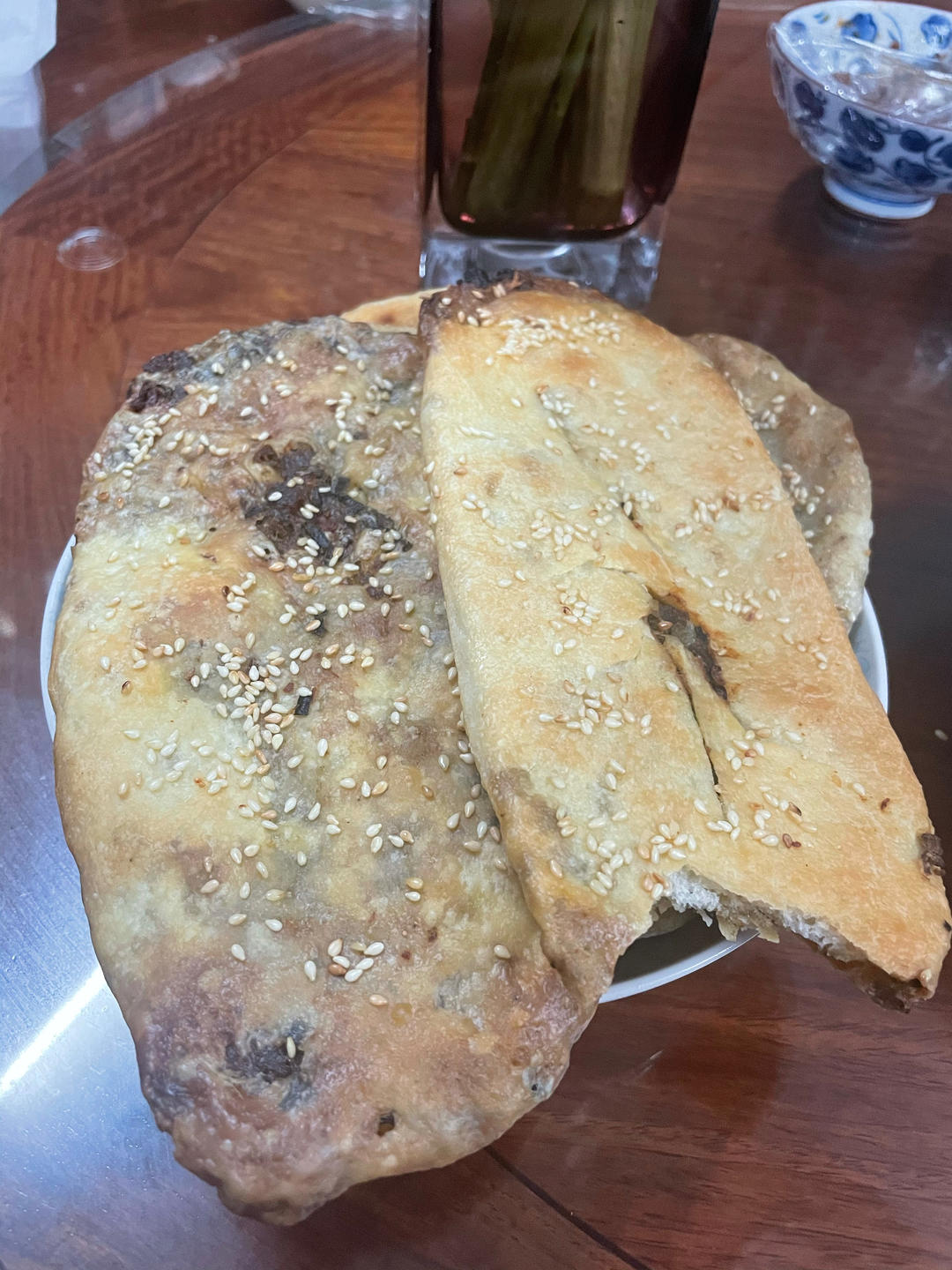 烤箱版鲜肉锅盔